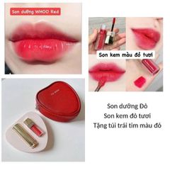 Set Son Dưỡng Chống Nắng Whoo Glow Lip Balm 3 Món 221274