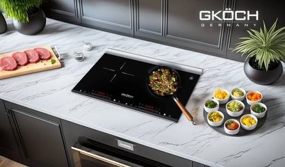 Bếp Từ Đôi GKÖCH Luxury Thông Minh - Mặt Kính Ceramic, An Toàn, Thiết Kế Sang Trọng Cho Gian Bếp Hiện Đại