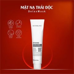 Mặt Nạ Thải Độc Trắng Da Than Hoạt Tính Detox Mask Detox Blanc 80ml - Sạch Da, Căng Mịn, Phục Hồi Da Tổn Thương