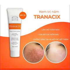 Kem Dưỡng Trắng Sáng Da Tranacix 30g - Giảm Nám, Tàn Nhang, Chống Nắng & Phục Hồi Da Hư Tổn, Phù Hợp Mọi Loại Da