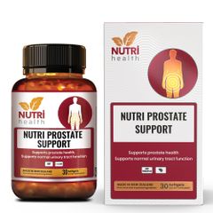 Viên Uống Hỗ Trợ Tuyến Tiền Liệt Nutri Prostate Support - 30 Viên Chiết Xuất Cây Cọ Lùn, Tầm Ma, Kẽm - Sản Phẩm Hỗ Trợ Sức Khỏe Nam Giới