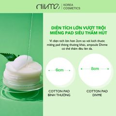 Combo Tinh Chất Dưỡng Da Divme - 70 Miếng Pad Ampoule 170ml Cấp Ẩm, Phục Hồi Da Khô Mịn Màng, Thiết Kế Tiện Lợi