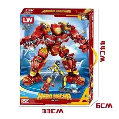 Đồ chơi lắp ráp robot siêu anh hùng Iron man siêu nhân người Sắt 2018