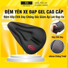 Bọc Yên Xe Đạp Gel Silicon Cao Cấp Mềm Mại Thoáng Khí - Đệm Bọc Yên Xe Đạp PÊ ĐAN Phù Hợp Mọi Loại Xe