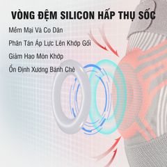 Bó Gối Thể Thao PÊ ĐAN - Băng Bảo Vệ Đầu Gối Vải Dệt Kim Có Lò Xo Thép Hỗ Trợ Chống Chấn Thương, Thoáng Khí, Tiện Dụng