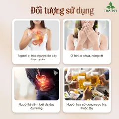 Trà lược vàng chè dây 6 vị TRA TOT giảm trào ngược dạ dày thực quản