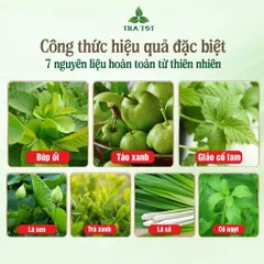 Trà Táo xanh Búp ổi 7 vị TRÀ TỐT tiêu mỡ bụng, sáng da, thanh lọc 