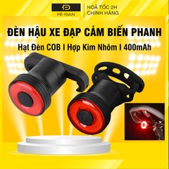 Đèn Hậu Cảm Biến Phanh Xe Đạp PÊ ĐAN Chống Thấm Nước IPX65 - Đèn LED COB Thông Minh, An Toàn Cho Khi Lái Xe Hàng Ngày