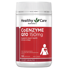 Viên uống bổ tim Healthy Care CoEnzyme Q10 150mg - Hỗ trợ sức khỏe tim mạch, năng lượng, 100 viên của Úc