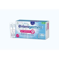 Men Vi Sinh Enterogermina Gut Defense - Tăng Cường Tiêu Hóa, Bảo Vệ Đường Ruột - Hộp 20 Ống Bacillus Clausii Tự Nhiên