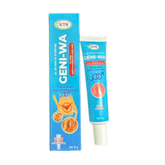 Gel Bôi Geni-WA 20g - Giảm Sùi Mào Gà, Mụn Sinh Dục & Mụn Cóc HPV An Toàn Cho Phụ Nữ Mang Thai và Trẻ Nhỏ