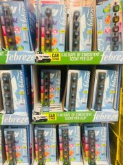 Kẹp Nước Hoa Xe Hơi Febreze Air Freshener - Tinh Dầu Thơm Tự Nhiên, Dễ Dàng Sử Dụng, Khử Mùi Hiệu Quả, Thích Hợp Mọi Không Gian