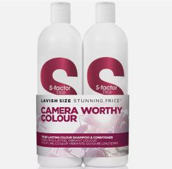 Cặp Bộ Dầu Gội Xả Tigi Trắng Tigi S-Factor dành cho tóc nhuộm