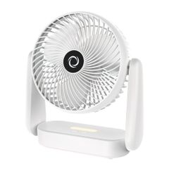 Quạt Đa Năng 360° - Quạt Tích Điện Để Bàn, Gắn Tường, Treo Móc, Thiết Kế Linh Hoạt Cho Phòng Ngủ & Văn Phòng