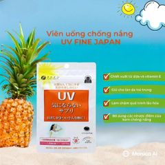 Viên uống hỗ trợ chống nắng chống tia UV Fine Nhật Bản