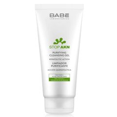 Sữa rửa mặt gel BABE 200ml - Chăm sóc da dầu mụn hiệu quả từ Tây Ban Nha, làm sạch sâu, kiểm soát dầu và ngăn ngừa mụn.