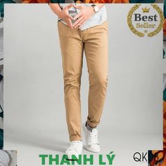 Quần Kaki Nam Co Giãn Dáng Âu Slimfit Thời Trang Cao Cấp Màu Vàng Mơ - Quần Dài Thời Trang Năng Động Cho Nam