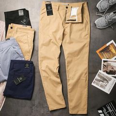 Quần Kaki Nam Co Giãn Dáng Âu Slimfit Thời Trang Cao Cấp Màu Vàng Mơ - Quần Dài Thời Trang Năng Động Cho Nam