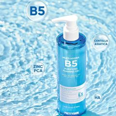 Gel rửa mặt tạo bọt PrettySkin Multi Hydra B5 - Giúp làm sạch da nhạy cảm, bổ sung độ ẩm, giảm mụn hiệu quả - 300ml