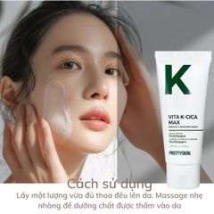 Kem Dưỡng Da Phục Hồi Vita K Cica Max - 60ml Pretty Skin, Giúp Da Khỏe Mạnh, Cấp Ẩm Đỉnh Cao, Dành Cho Da Nhạy Cảm