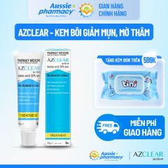 Kem bôi Giảm Mụn Và Mờ Thâm - Azclear 20% Azelaic Acid - Hỗ Trợ Cải Thiện Da Mặt