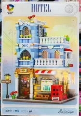 Đồ chơi lắp ráp mô hình khách sạn Hotel JIQILE 47119