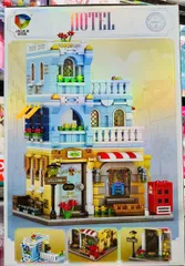Đồ chơi lắp ráp mô hình khách sạn Hotel JIQILE 47119