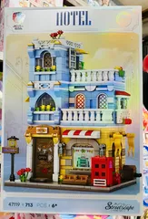 Đồ chơi lắp ráp mô hình khách sạn Hotel JIQILE 47119