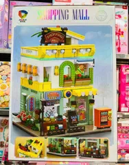 Đồ Chơi Lắp Ráp Trung Tâm Thương Mại Shopping Mall JIQILE 47117 - Bộ Lego Sáng Tạo Giúp Phát Triển Tư Duy Cho Trẻ Em