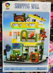 Đồ Chơi Lắp Ráp Trung Tâm Thương Mại Shopping Mall JIQILE 47117 - Bộ Lego Sáng Tạo Giúp Phát Triển Tư Duy Cho Trẻ Em