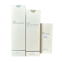 Bộ Sản Phẩm Làm Đẹp Beta - Sữa Dưỡng Ẩm, Sữa Rửa Mặt Dịu Nhẹ & Kem Chống Nắng Cho Da Nhạy Cảm - Chăm Sóc Da Hoàn Hảo 50ml & 150ml