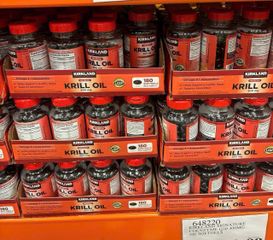 Viên uống Nhuyễn Thể Kirkland Signature Krill Oil 500mg, Hộp 180 viên
