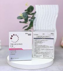 Transino Whitening hỗ trợ trắng da giảm nám da tàn nhang, 240 viên 222643