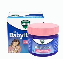 Dầu Bôi Giữ Ấm Giảm Ho Cho Trẻ Vicks Baby Balsam