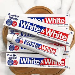 Kem Đánh Răng White & White Lion 150gr - Bảo Vệ Răng Miệng, Chăm Sóc Sức Khỏe Răng Miệng Cho Cả Gia Đình, Hương Bạc Hà Thơm Mát