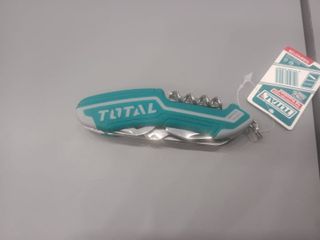 Dao Cắt Đa Năng TOTAL THMFK0126 - 12 Chức Năng, Inox Bền Bỉ, Thiết Kế Nhỏ Gọn, Dùng Để Cắm Trại và Sửa Chữa