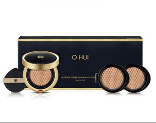 Bộ Phấn Nước Ohui Ultimate Cover Cushion Satin Finish Special SetTone 01 ( 2 lõi )