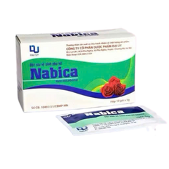 Bột Muối Vệ Sinh Phụ Nữ Nabica Đại Uy - Làm Sạch, Khử Mùi, Ngăn Ngừa Nấm Ngứa - Hộp 10 Gói 5g