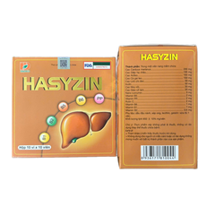 Viên Uống Bổ Gan Hasyzin - Vitamin Giúp Mát Gan, Tăng Cường Chức Năng Gan, Bảo Vệ Gan - Hộp 100 Viên