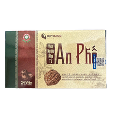 Viên Ngậm Kha Tử An Phế - Giảm Ho, Đờm, Đau Họng, Khản Tiếng, Hỗ Trợ Viêm Họng, Viêm Phế Quản - Hộp 24 Viên Cho Trẻ Em và Người Lớn