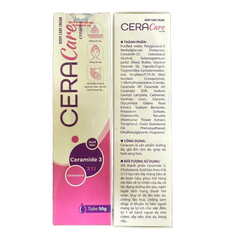 Kem Dưỡng Ẩm Ceracare / Cara Care Giúp Phục Hồi Da, Dưỡng Ẩm Sâu Cho Da Chàm, Vẩy Nến, Khô Da, Bong Vẩy - Tuyp 50g
