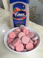 Viên Nhai Hỗ Trợ Tiêu Hóa Tums Extra 750mg USA - Giảm Đầy Hơi, Ợ Chua, Hương Vị Thoải Mái - 200 Viên