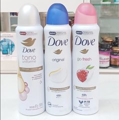 Xịt Thơm DOVE Toàn Thân Nữ 150ml - Khử Mùi Hiệu Quả, Hương Thơm Quyến Rũ, Phù Hợp Cho Mọi Loại Da