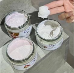 Dove Tẩy Tế Bào Chết Toàn Thân 298g - Muối Tắm Dưỡng ẩm, Làm Sạch Da Mềm Mại, Hương Thơm Thoải Mái, Dưỡng Da Tươi Mới