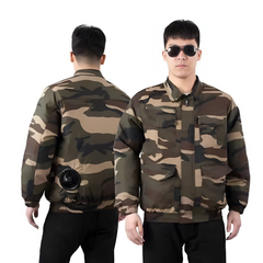Áo Điều Hòa 2 Lớp Chống Nắng - Quà Tặng Pin & Quạt, Dành Cho Mùa Hè Nắng Nóng Tuyệt Vời 2025