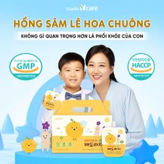 Nước Ép Hồng Sâm Lê Hoa Chuông Chunho Ncare - Bổ Phổi, Tăng Cường Miễn Dịch Cho Trẻ Từ 2 Tuổi, Hộp 30 Gói 40ml.