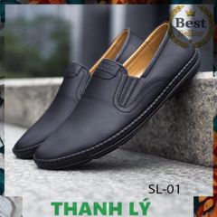 Giày Lười Nam Boss Da PU Chất Lượng, Kiểu Dáng Classic Dễ Phối, Thoải Mái Đi Học, Đi Làm, Đi Chơi