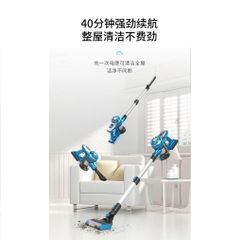 Máy Hút Bụi Không Dây POODA W1 Pro - Thiết Kế Nhôm, Lõi Lọc Rửa Được, 2 Chế Độ Hút Mạnh Mẽ 20kPa - Thời Gian Hoạt Động 30 Phút