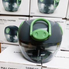 Dụng Cụ Xay Tỏi Ớt Mini LocknLock 180ml - Dễ Sử Dụng Cho Món Ăn Ngon - Băm Rau Củ Quả Tiện Lợi Màu Xanh Lá