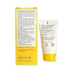 Gel Dưỡng Ẩm Phục Hồi Da Skleer 30ml - Giảm Viêm, Làm Dịu Da Nhạy Cảm, Phù Hợp Cho Trẻ Sơ Sinh và Da Tổn Thương